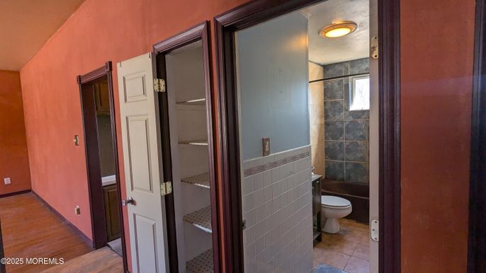 Bathroom, Interior, Wood Texture Flooring