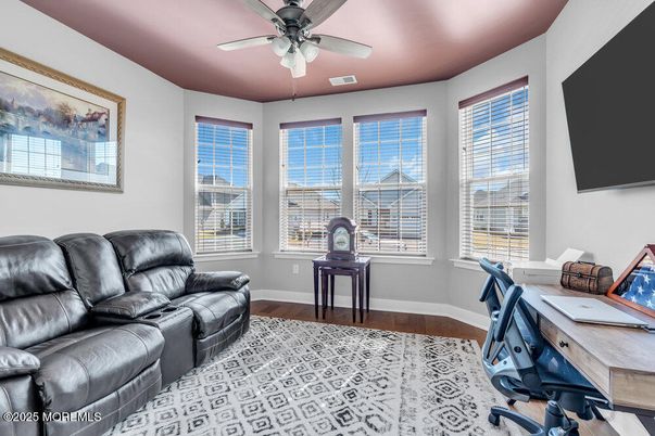Home Office, Interior, Wood Texture Flooring
