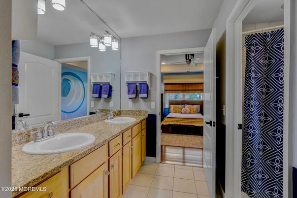 Bathroom, Bedroom, Dual Sink Vanities, Interior, Wood Texture Flooring