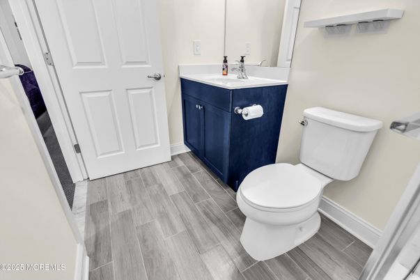 Bathroom, Interior, Wood Texture Flooring