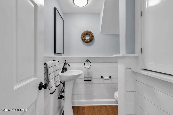 Bathroom, Interior, Wood Texture Flooring