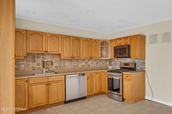 Interior, Kitchen, Recessed Lighting, Stainless Steel Appliances