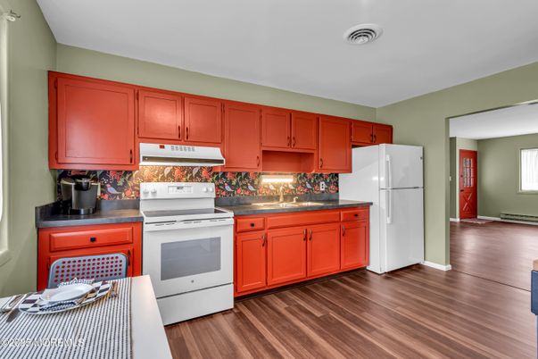 Interior, Kitchen, Wood Texture Flooring