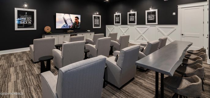 Home Theatre Room, Interior, Projection Screen, Recessed Lighting, Theatre Room