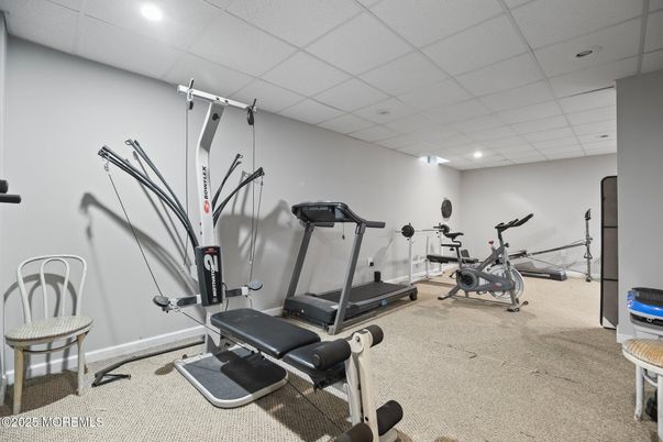 Fitness Equipment, Interior, Recessed Lighting
