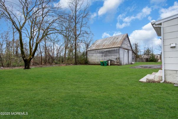 Backyard, Detached Garage, Exterior