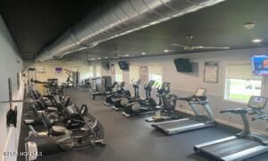 Fitness Equipment, Gym, Interior, Recessed Lighting