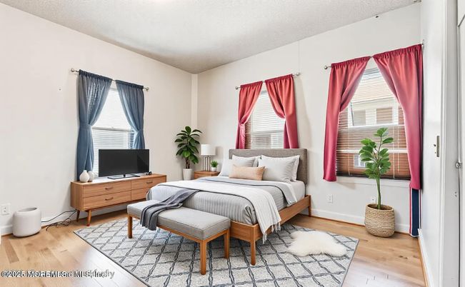 Bedroom, Interior, Wood Texture Flooring