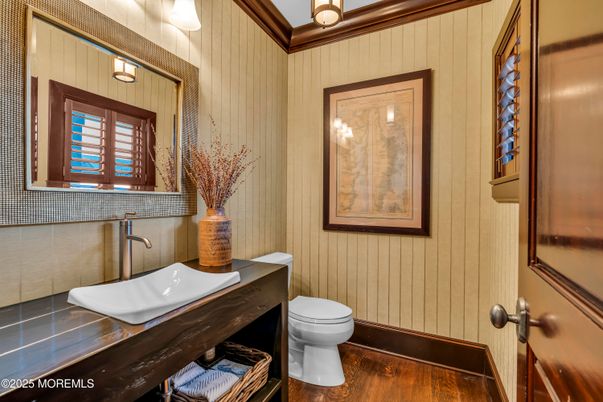 Bathroom, Interior, Wood Texture Flooring