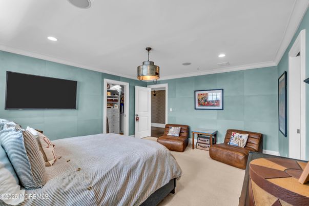 Bedroom, Interior, Pendant Lights, Recessed Lighting