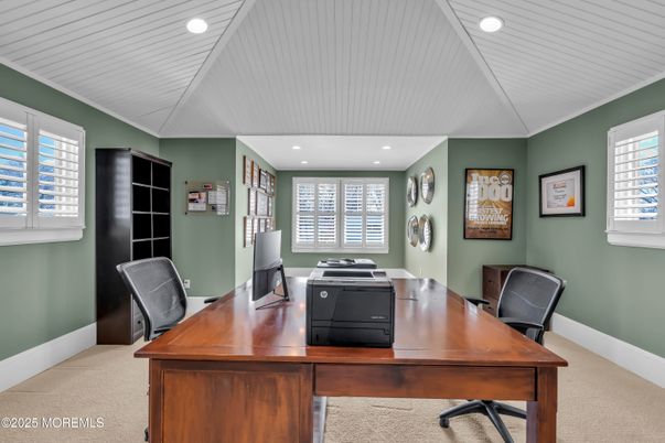 Home Office, Interior, Recessed Lighting