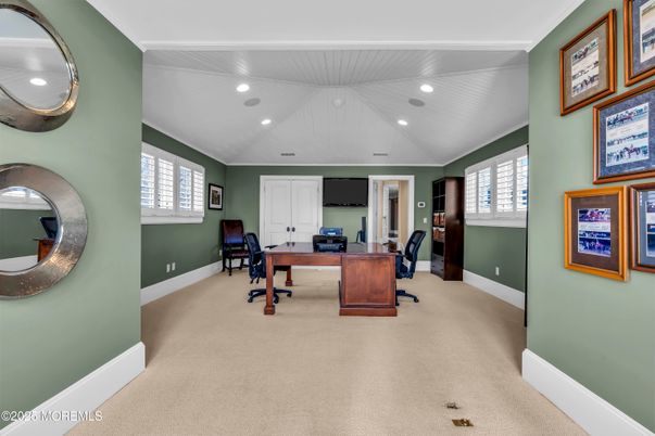 Home Office, Interior, Recessed Lighting