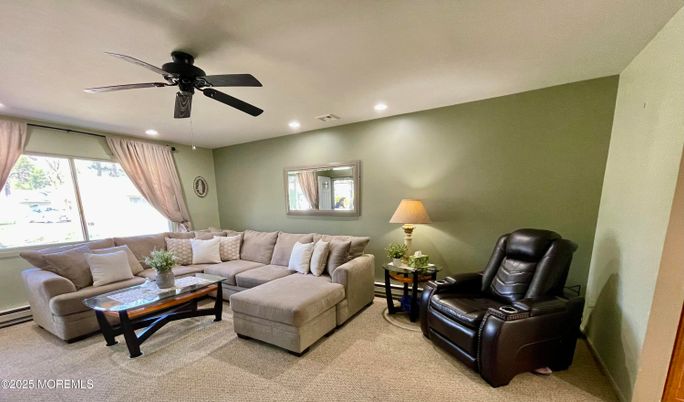 Interior, Living room, Recessed Lighting