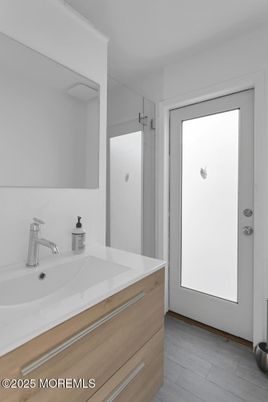 Bathroom, Interior, Wood Texture Flooring