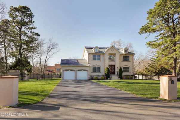 Attached, Exterior, Facade, Solar Panels, French Provincial