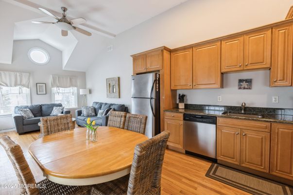 Dining room, Interior, Kitchen, Living room, Wood Texture Flooring