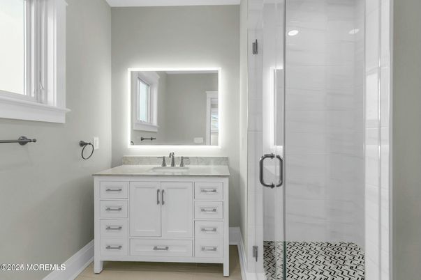 Bathroom, Glass Shower, Interior