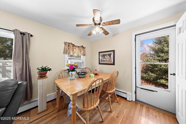 Dining room, Interior, Wood Texture Flooring