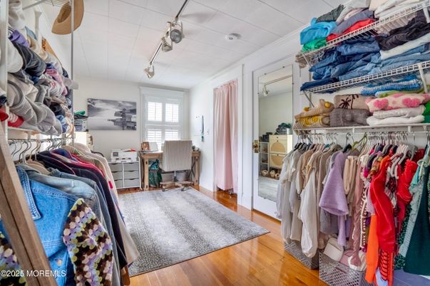 Interior, Walk-in Closets, Wood Texture Flooring