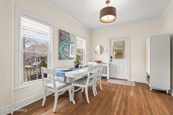 Dining room, Interior, Wood Texture Flooring
