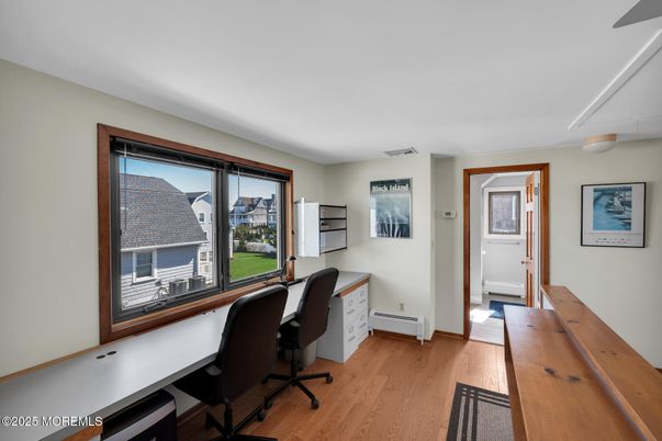 Home Office, Interior, Wood Texture Flooring