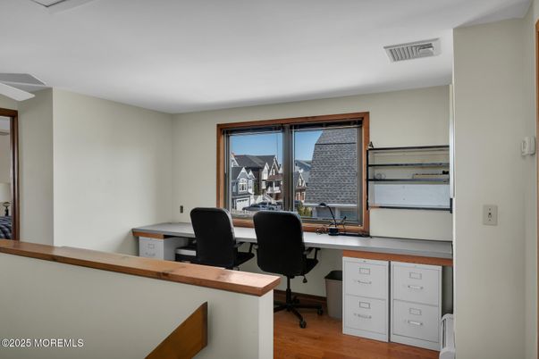 Home Office, Interior, Wood Texture Flooring