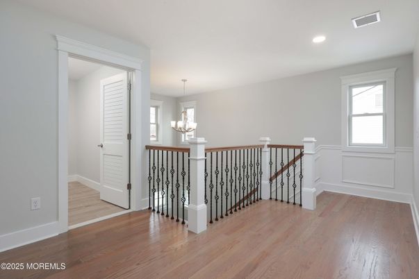 Chandelier, Interior, Recessed Lighting, Wood Texture Flooring