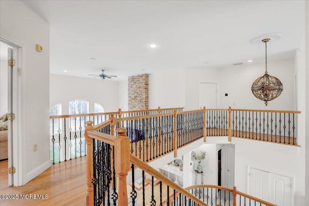Interior, Pendant Lights, Recessed Lighting, Wood Texture Flooring