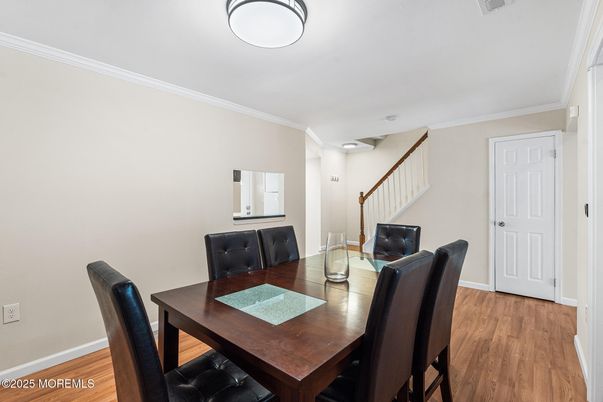 Dining room, Interior, Wood Texture Flooring