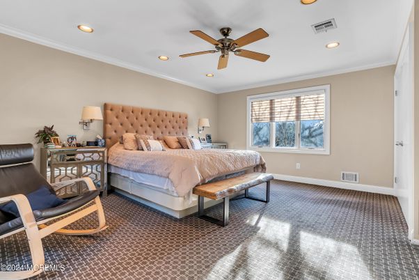 Bedroom, Interior, Recessed Lighting