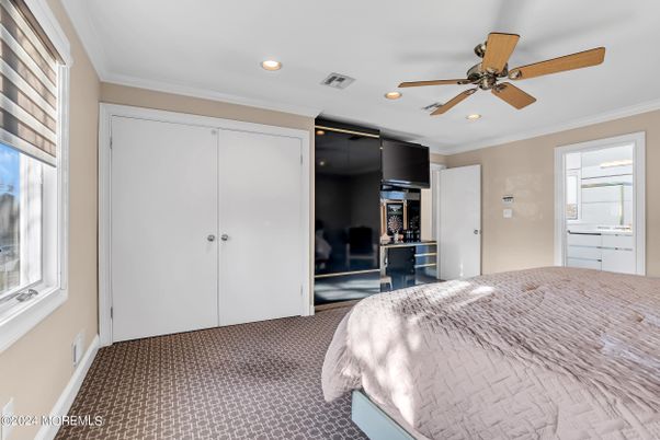 Bedroom, Interior, Recessed Lighting