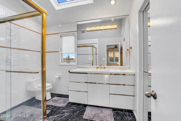 Bathroom, Dual Sink Vanities, Glass Shower, Interior