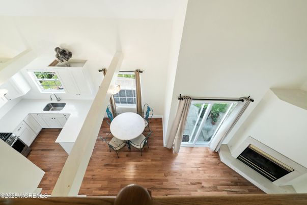 Fireplace, Interior, Wood Texture Flooring