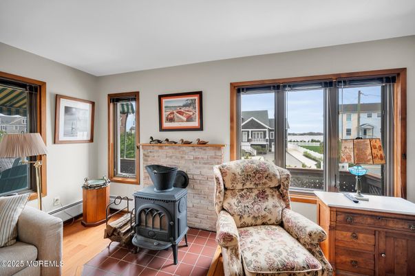Fireplace, Interior, Wood Texture Flooring