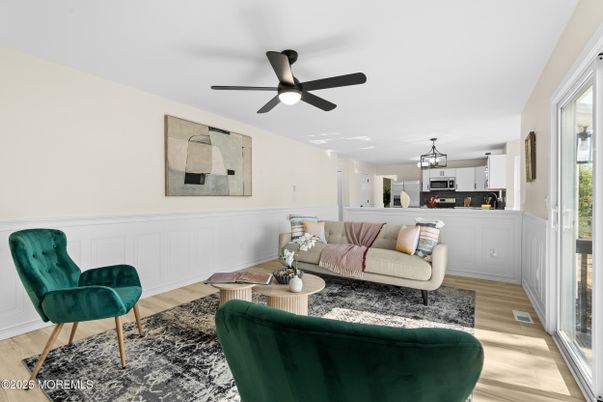 Interior, Kitchen, Living room, Wood Texture Flooring