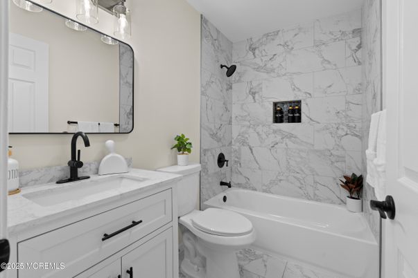 Bathroom, Dual Sink Vanities, Interior, Marble, Marble Walls