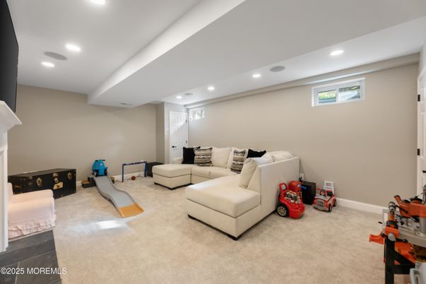 Interior, Living room, Recessed Lighting