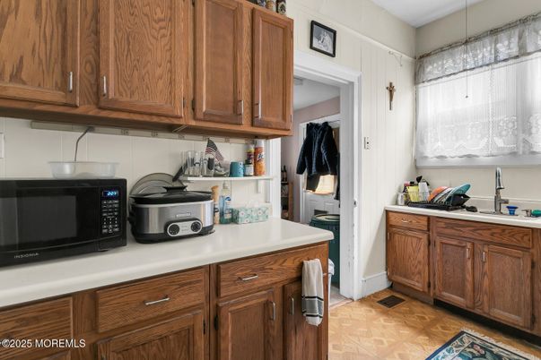 Interior, Kitchen, Wood Texture Flooring