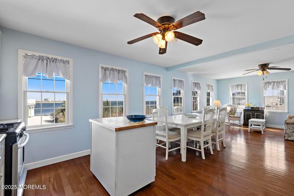 Dining room, Interior, Wood Texture Flooring