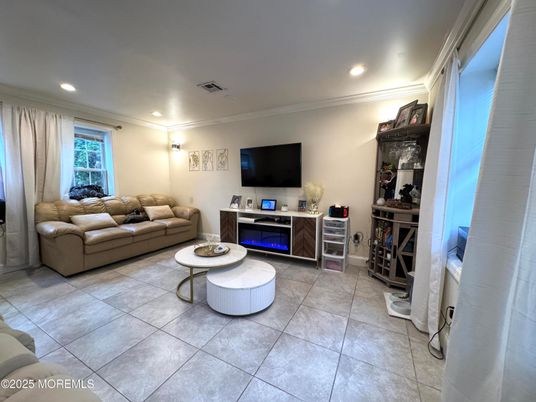Interior, Living room, Recessed Lighting