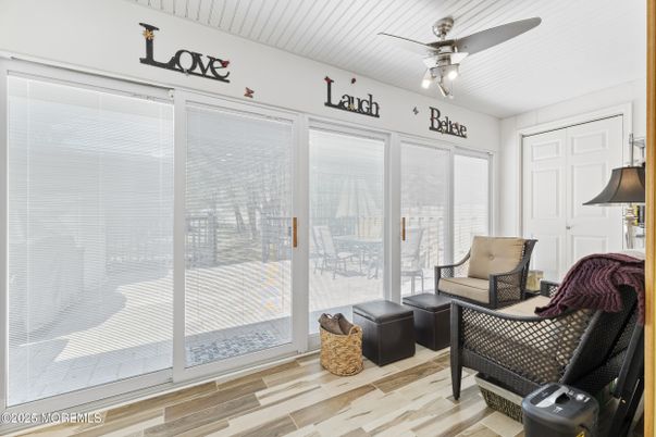 Interior, Sun Room, Wood Texture Flooring