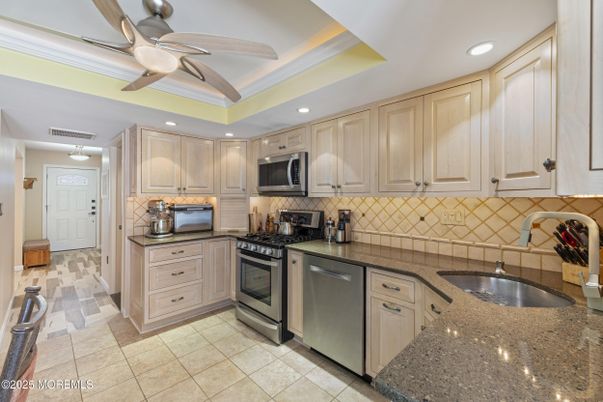 Interior, Kitchen, Recessed Lighting, Stainless Steel Appliances
