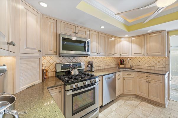 Interior, Kitchen, Recessed Lighting, Stainless Steel Appliances