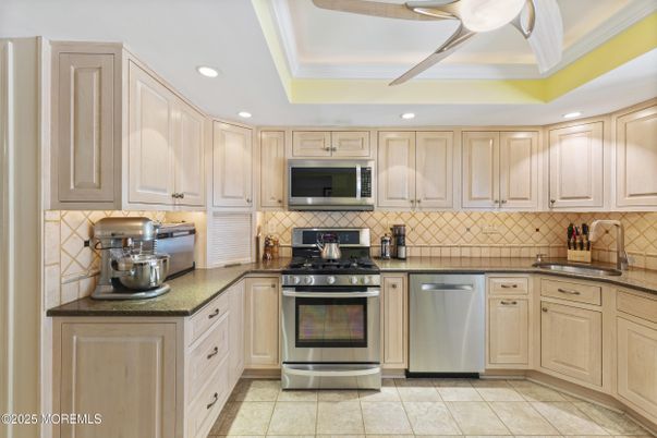 Interior, Kitchen, Recessed Lighting, Stainless Steel Appliances