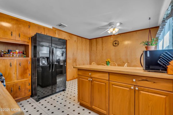Interior, Kitchen, Wooden Walls