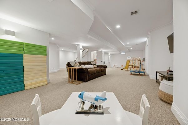 Interior, Living room, Recessed Lighting