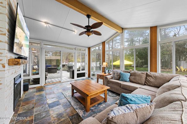 Fireplace, Interior, Living room, Sun Room