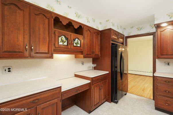 Interior, Kitchen, Wood Texture Flooring