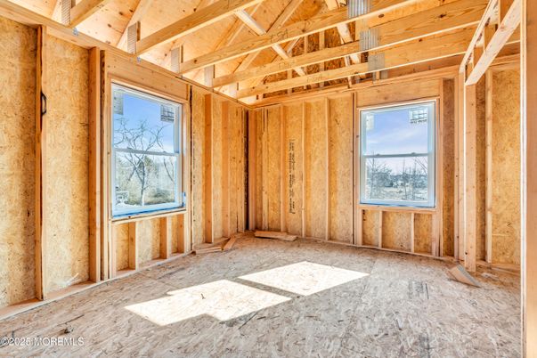 Empty room, Interior, Wooden Beams, Wooden Ceilings, Wooden Walls