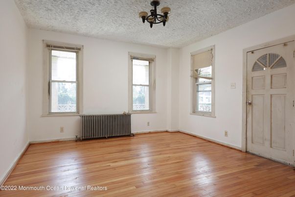 Chandelier, Empty room, Interior, Wood Texture Flooring